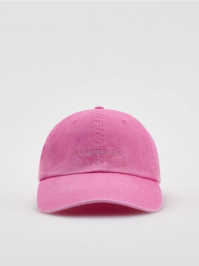 Czapka z daszkiem - różowy