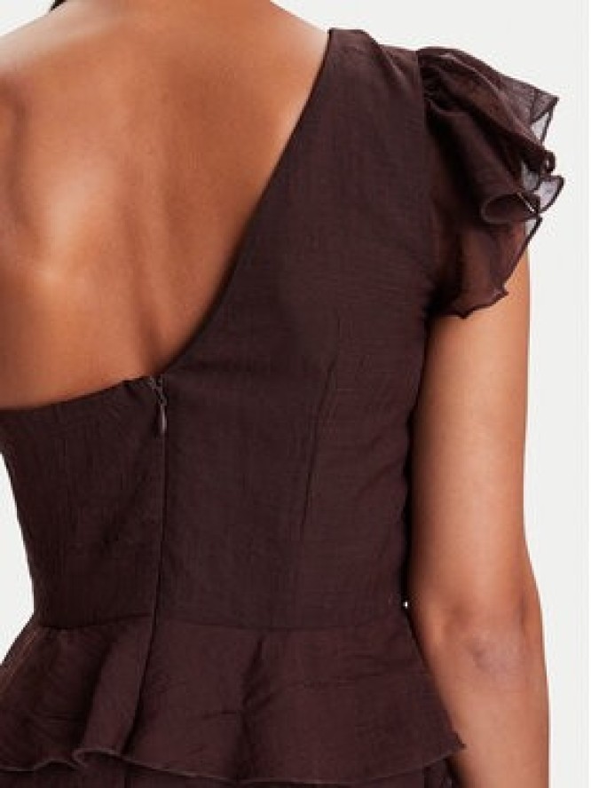 Vero Moda Sukienka koktajlowa Sabrina 10343819 Brązowy Regular Fit