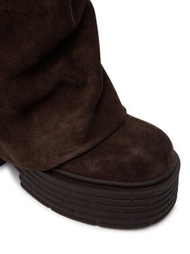 AGL Botki Lowboot Fergus D783508PGK Zielony ciemny