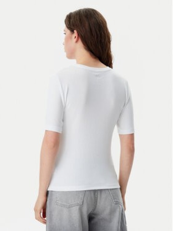 Gap T-Shirt 679172-01 Biały Stretch Fit