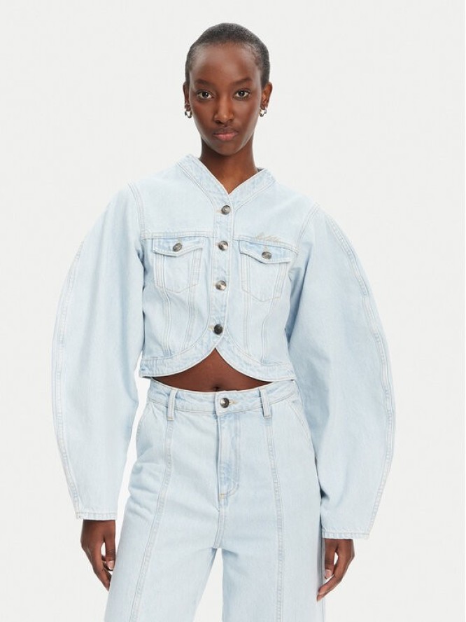 ROTATE Kurtka jeansowa 1138261468 Niebieski Relaxed Fit