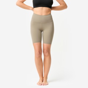 Legginsy krótkie do jogi i pilatesu Domyos