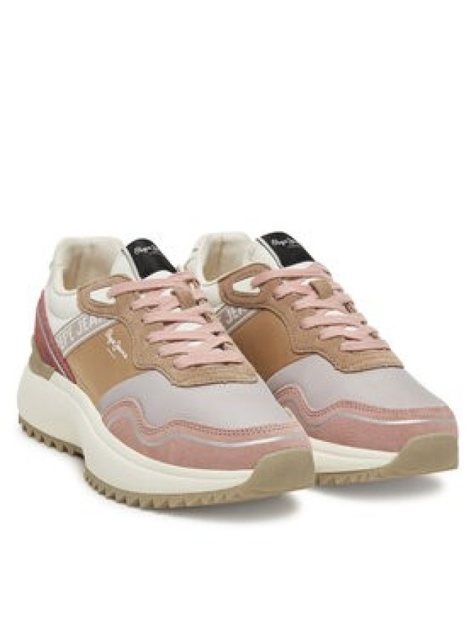 Pepe Jeans Sneakersy Kimi Glam PLS60042 Różowy
