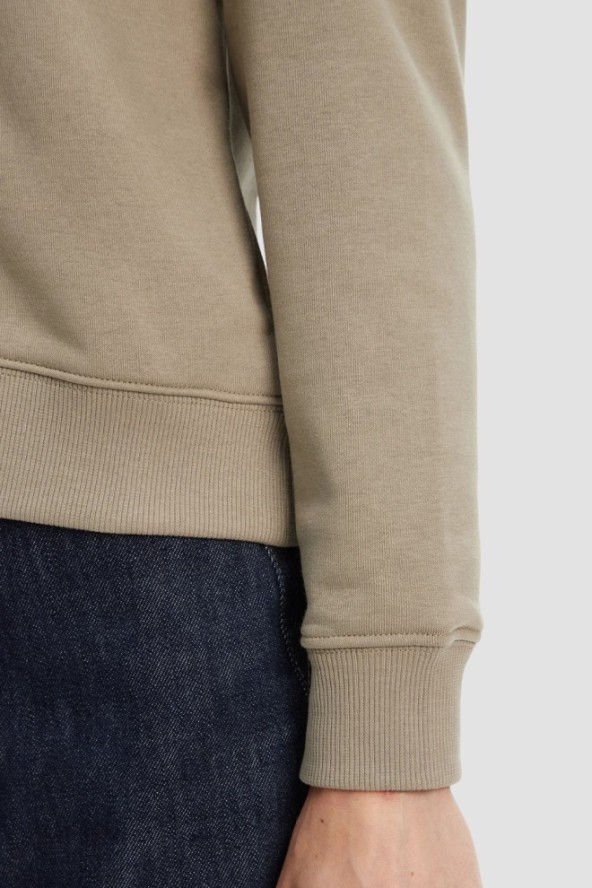 GUESS Zielona damska bluza Studded Love, Rozmiar M