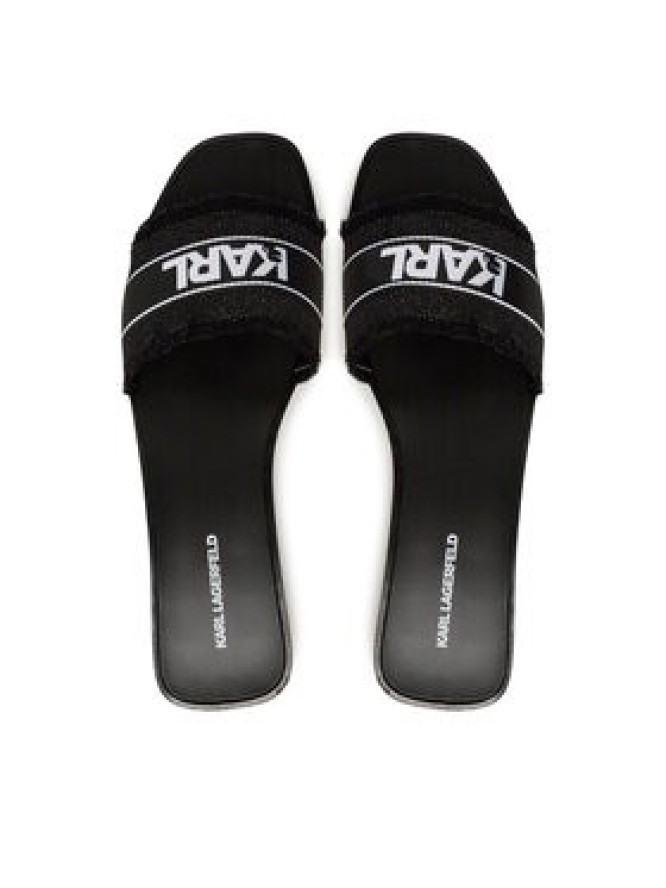 KARL LAGERFELD Klapki Skoot II KL80411 Czarny