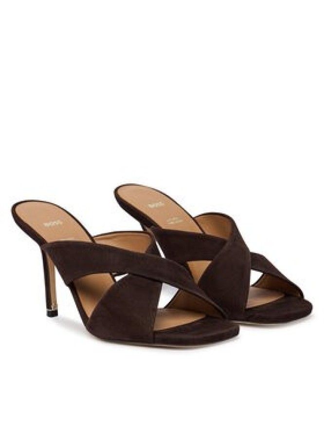 BOSS Klapki Charlize Samule 50563356 Brązowy