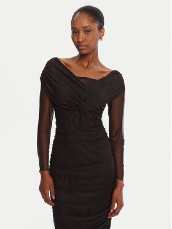 Rinascimento Sukienka koktajlowa CFC0126152003 Czarny Slim Fit