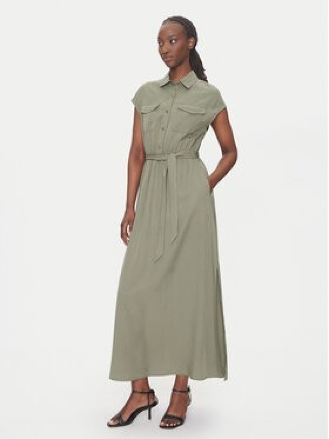 Gaudi Sukienka koszulowa 511BD15003 Khaki Regular Fit