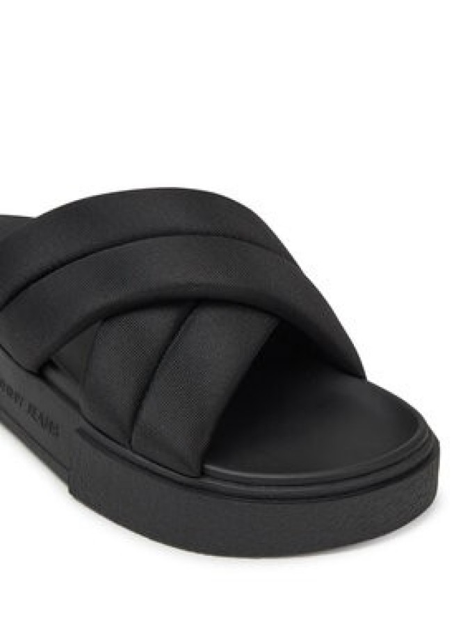 Tommy Jeans Klapki Tjw Flatform Sandal EN0EN02775 Czarny