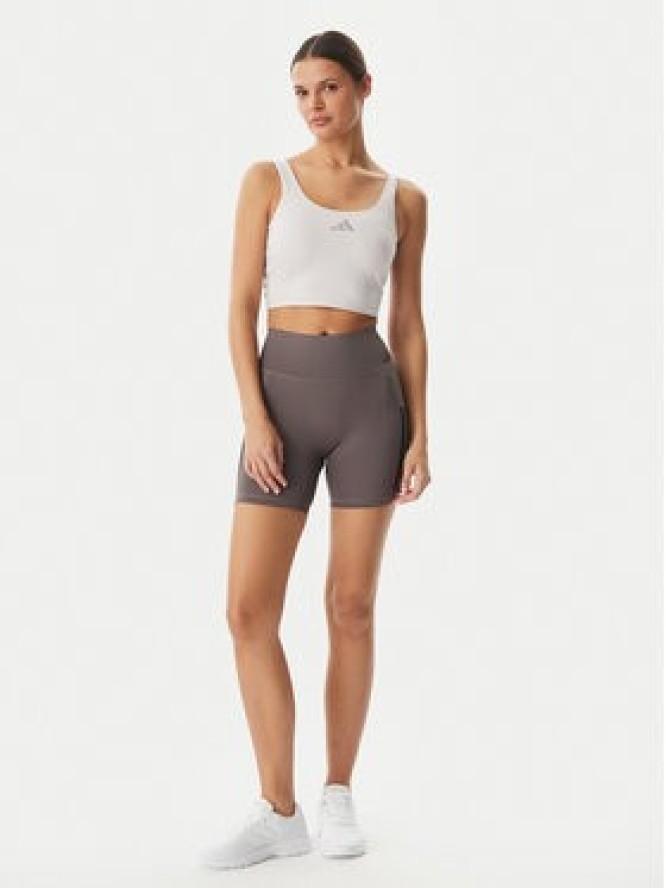 adidas Top Power Light Support KD2227 Fioletowy Slim Fit