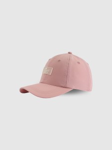 4F Czapka z daszkiem strapback uniseks - różowa XS/S (56cm)