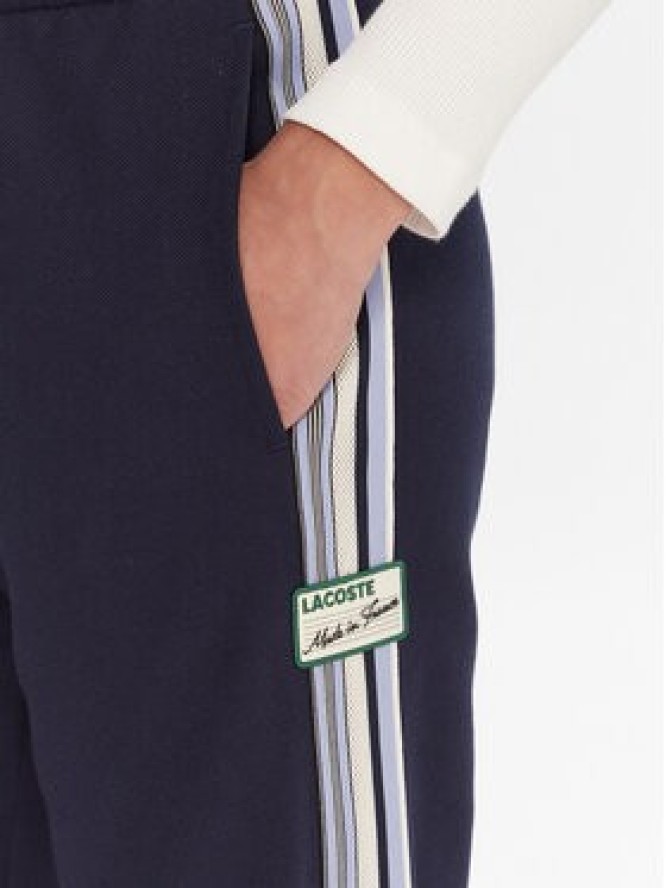 Lacoste Spodnie dresowe XF5250 Granatowy Regular Fit