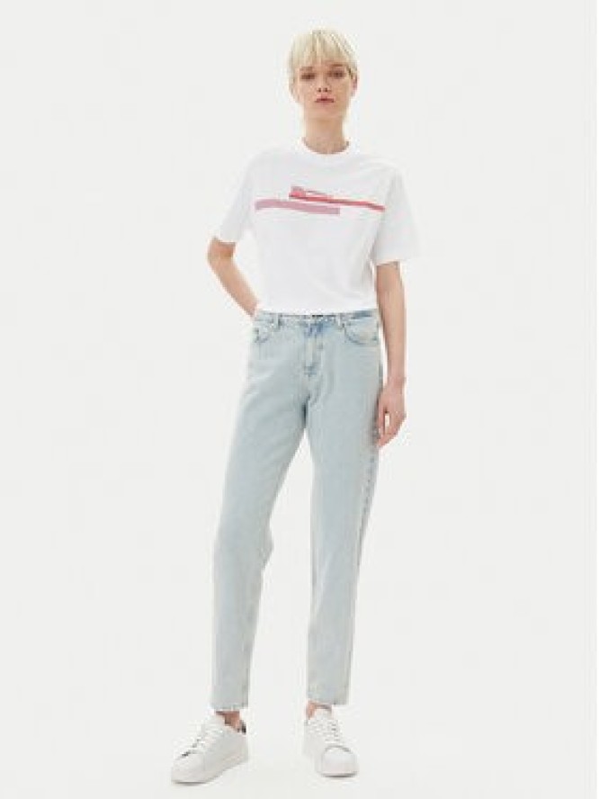 Karl Lagerfeld Jeans T-Shirt A2W17032 Biały Relaxed Fit