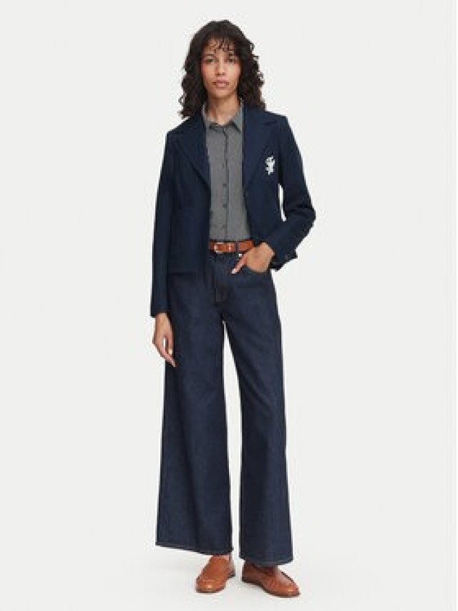 Tommy Hilfiger Marynarka Dressing WW0WW50146 Granatowy Regular Fit