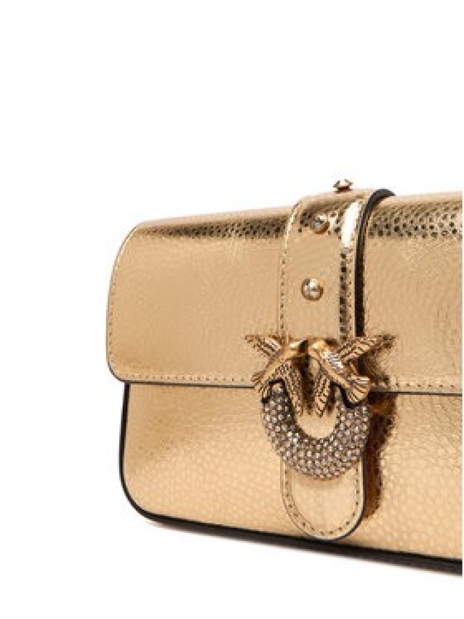 PINKO Torebka Love One Slouchy Baby AI 25-26 PCPL 105353 A2WD Złoty