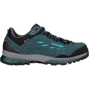 LOWA Delago GTX Lo Lady, niebieskie skórzane sneakersy damskie 1786663395fSS4