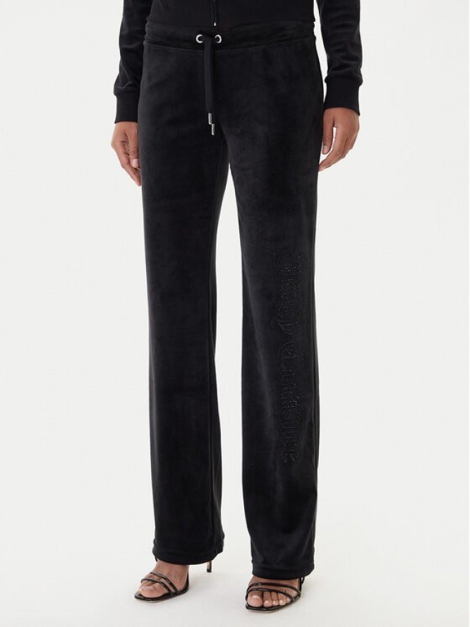 Juicy Couture Spodnie dresowe Christine JCWBJ225311 Czarny Flared Leg