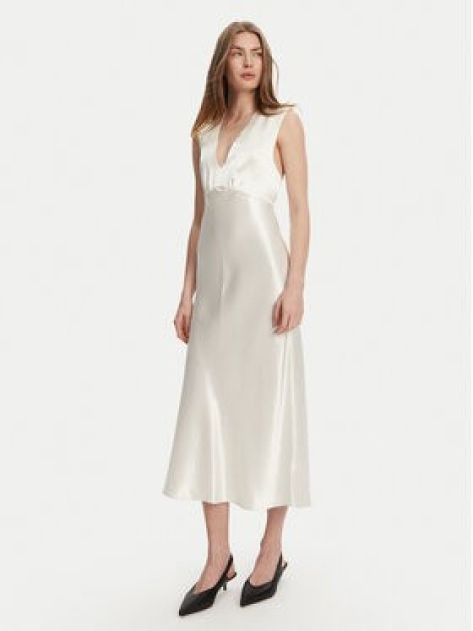 Max Mara Leisure Sukienka koktajlowa Glizia 2516221048 Biały Regular Fit