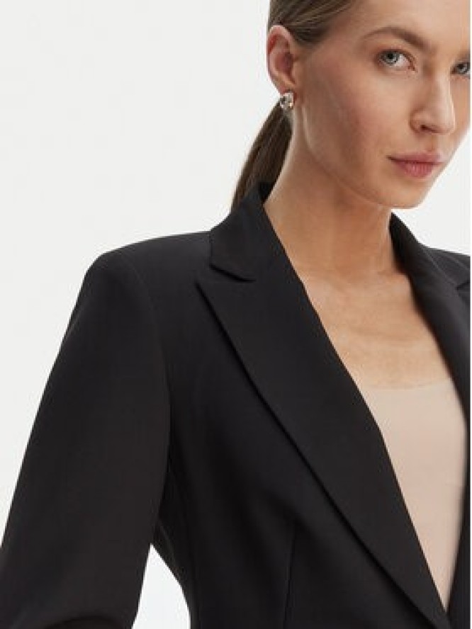 Rinascimento Marynarka CFC0128647003 Czarny Regular Fit