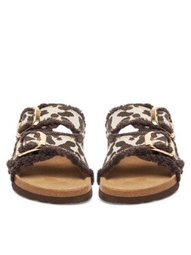 DeeZee Klapki W24Q11953 Brązowy