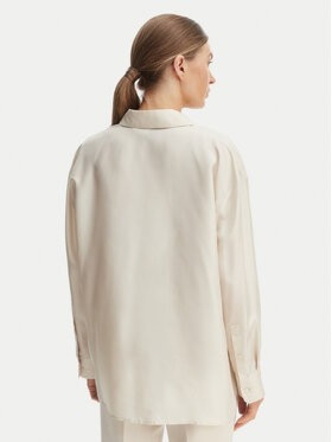 Weekend Max Mara Koszula Ebbri 2615191012 Écru Regular Fit