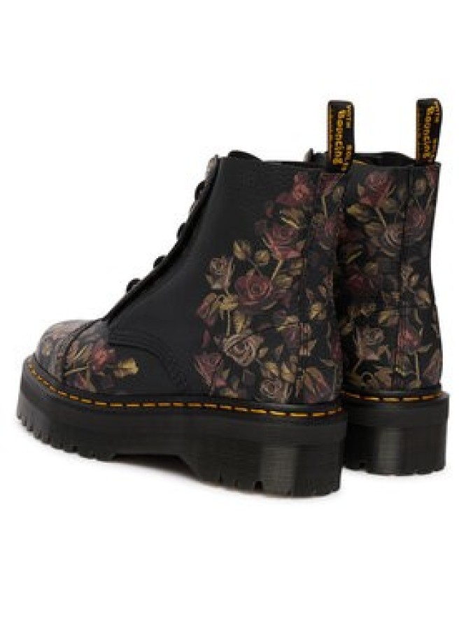Dr. Martens Trapery Sinclair Decayed Roses Tumbled Nappa DM32050001 Czarny