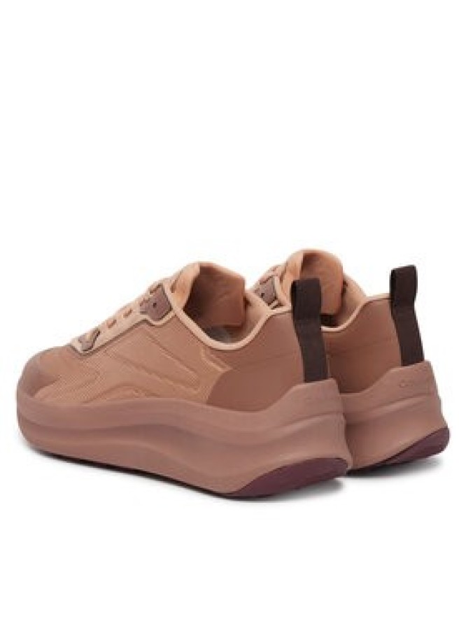 Calvin Klein Sneakersy Chunky Runner Laceup Hf Blst Ny HW0HW03111 Brązowy