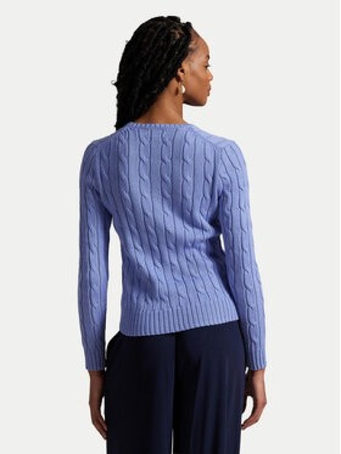 Polo Ralph Lauren Sweter 211971870005 Błękitny Slim Fit