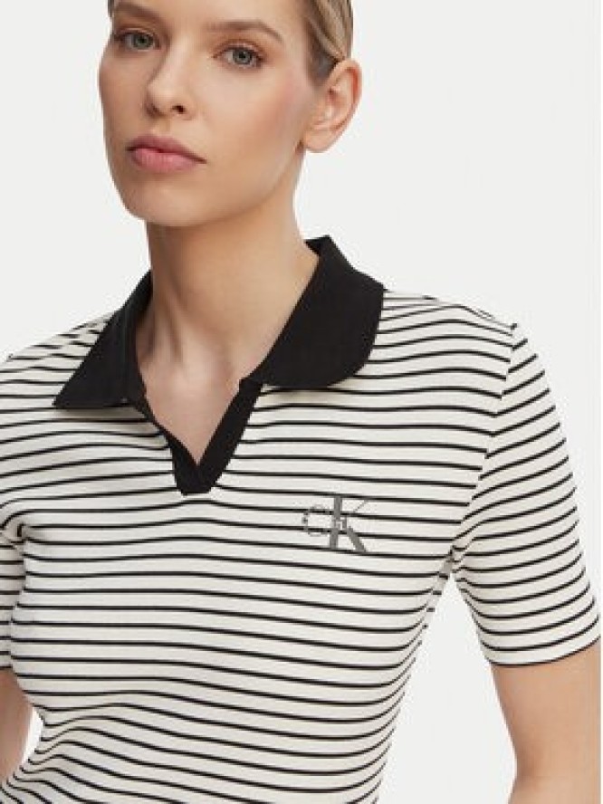 Calvin Klein Jeans Polo LV047F835G Kolorowy Slim Fit