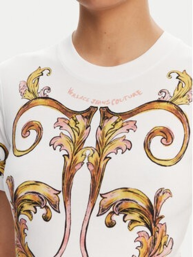 Versace Jeans Couture Sukienka codzienna 78HAO9P9 Biały Slim Fit