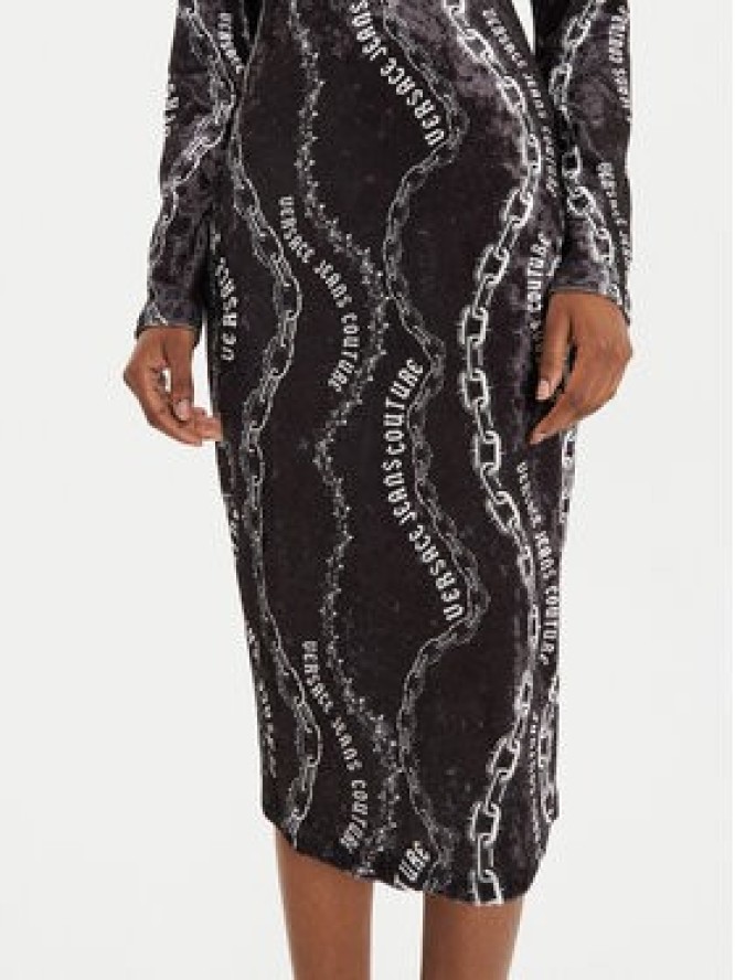 Versace Jeans Couture Sukienka codzienna 77HAO9B0 Czarny Slim Fit