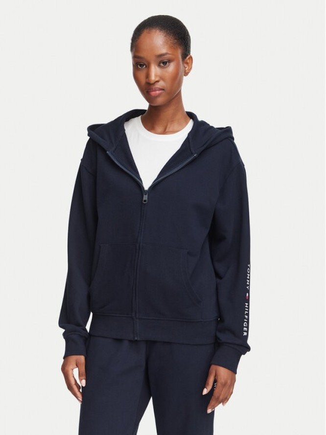 Tommy Hilfiger Bluza UW0UW06621 Granatowy Regular Fit