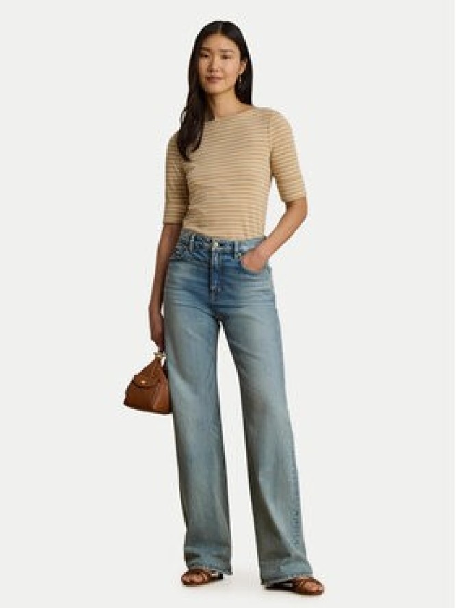 LAUREN RALPH LAUREN Bluzka Judy 200P13919003 Beżowy Regular Fit