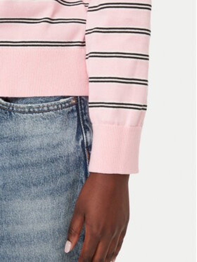 Tommy Jeans Sweter Essential DW0DW23360 Różowy Regular Fit