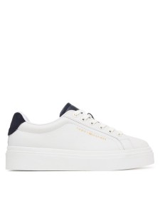Tommy Hilfiger Sneakersy Th Feminine Platform Monogram FW0FW09594 Biały