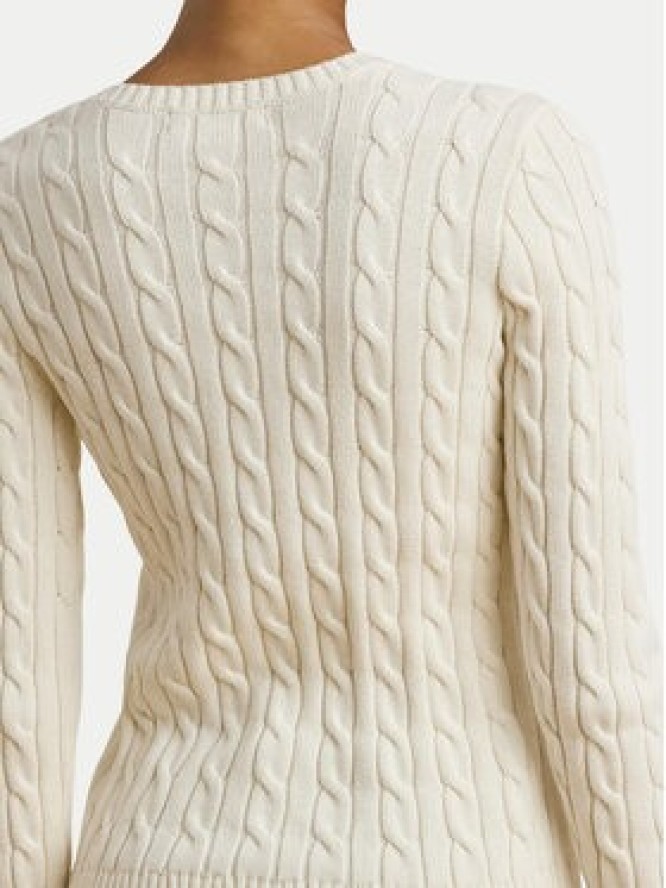Lauren Ralph Lauren Sweter 200932223002 Écru Slim Fit