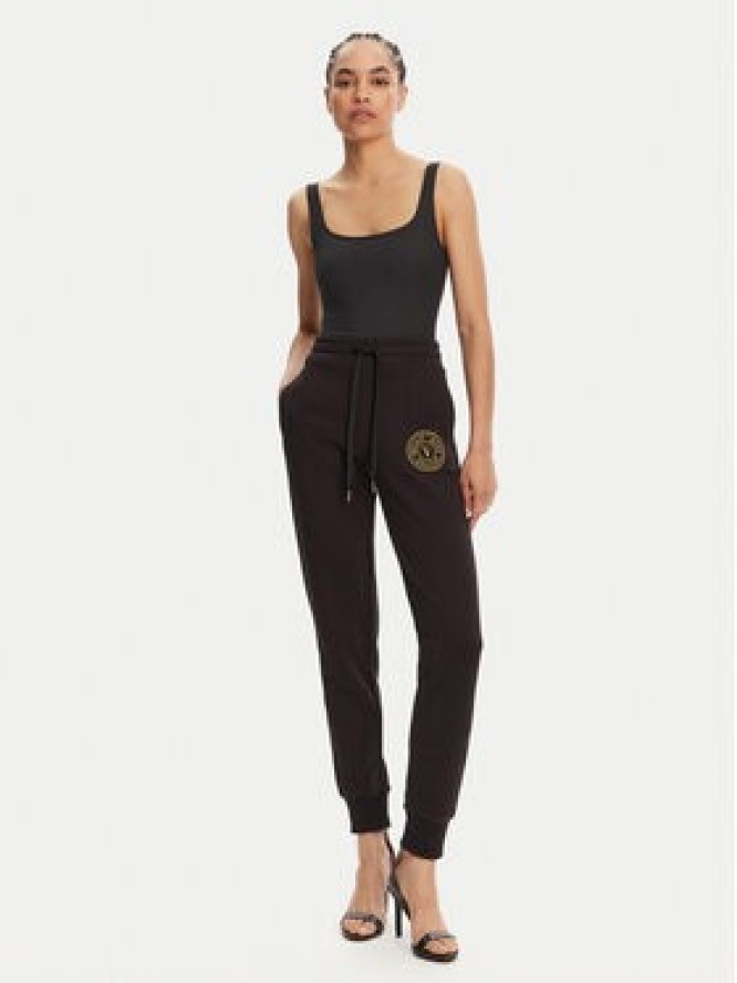 Versace Jeans Couture Spodnie dresowe 78HAAT00 Czarny Regular Fit