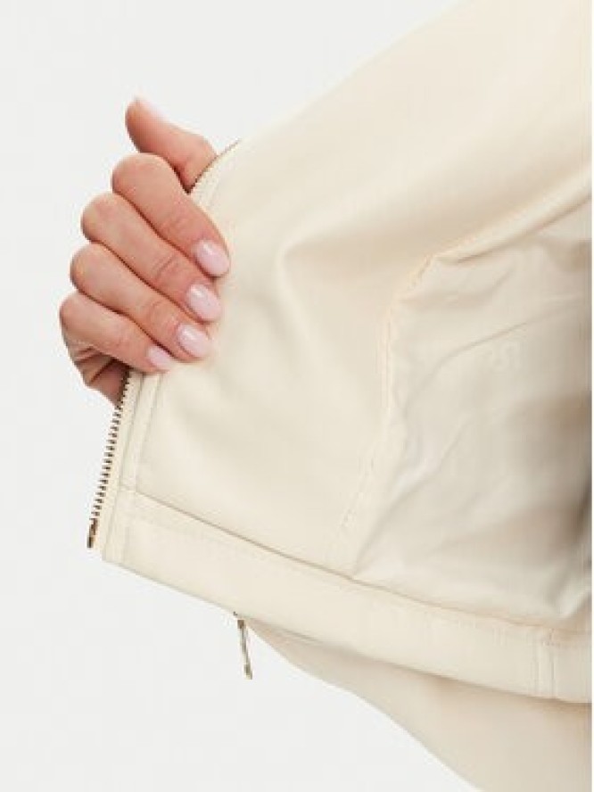 Rinascimento Kurtka z imitacji skóry CFC0119617003 Beżowy Regular Fit