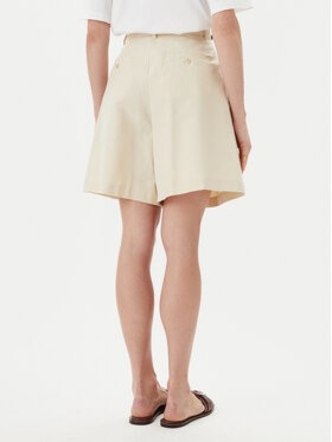 Weekend Max Mara Bermudy Ecuba 2515141032 Écru Regular Fit