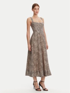 Bardot Sukienka koktajlowa 58546DB9 Brązowy Regular Fit