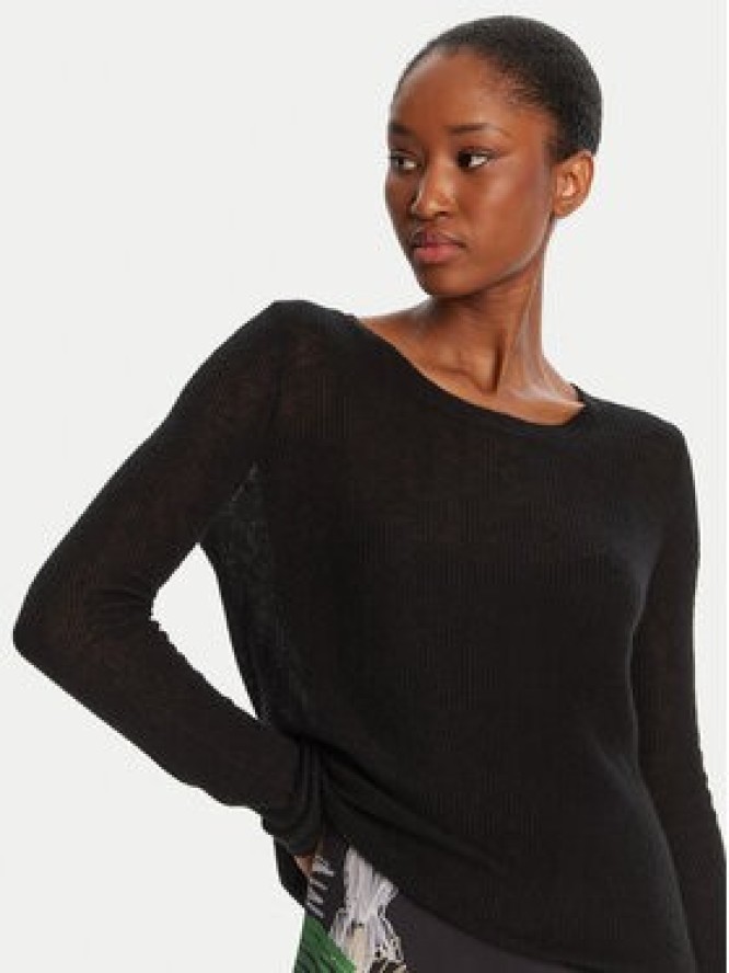 Desigual Sukienka codzienna Kala 25WWVK25 Czarny Slim Fit