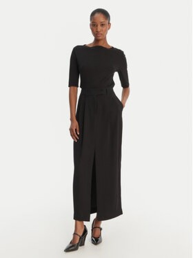 Marella Spódnica maxi Strenna 2613101013 Czarny Regular Fit