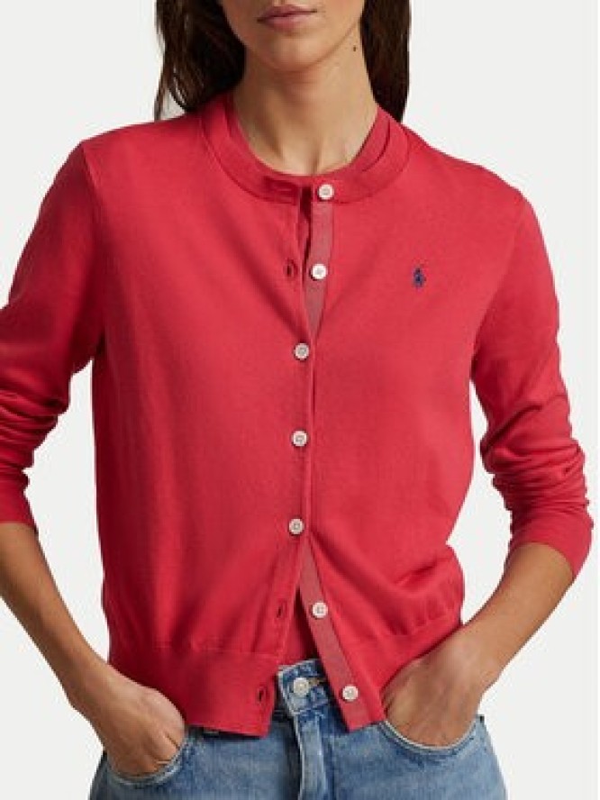Polo Ralph Lauren Kardigan 211891672024 Czerwony Regular Fit
