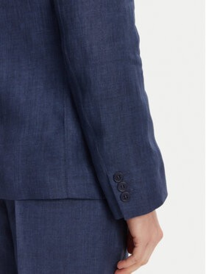 Weekend Max Mara Marynarka Nalut 2515041012 Granatowy Regular Fit