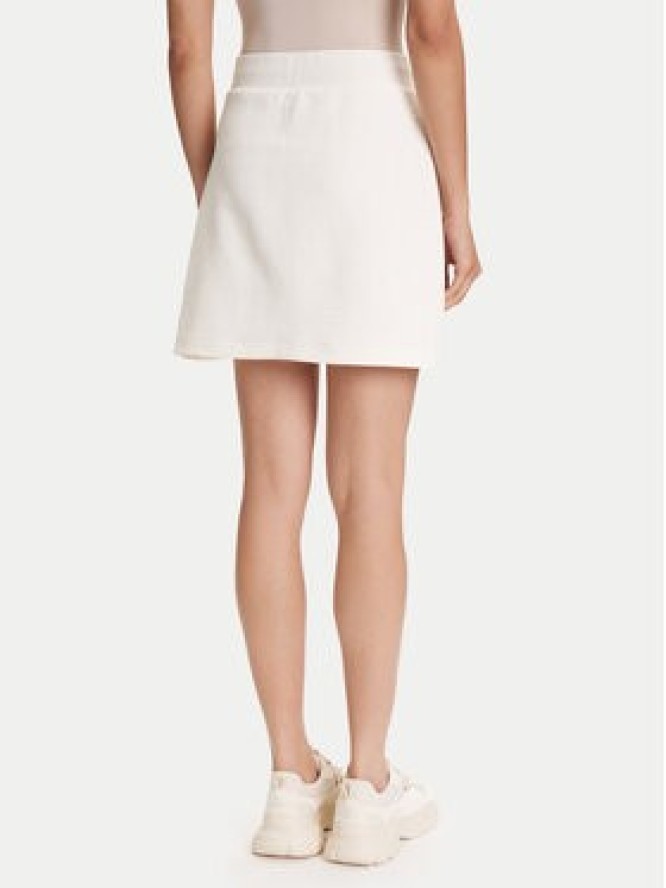 Guess Spódnica mini V5YD03 KBSL2 Écru Regular Fit
