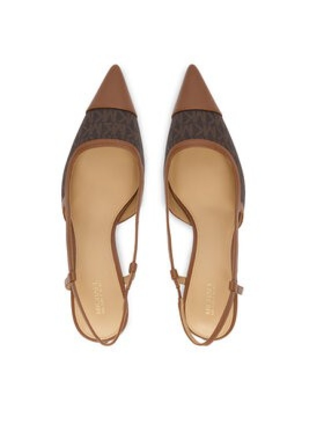 MICHAEL Michael Kors Czółenka Alora Toe Cao Mid Sling 40R6AOMS1B Brązowy