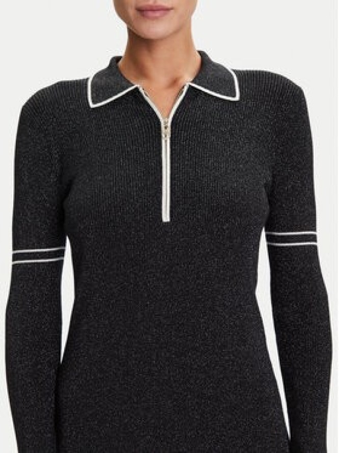 Liu Jo Sport Sukienka dzianinowa TF5028 MS49I Czarny Regular Fit