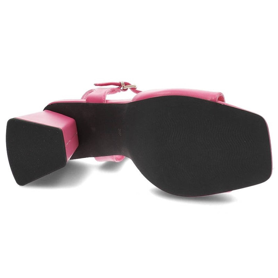 Różowe Sandały Marco Tozzi Stylowe Buty Damskie