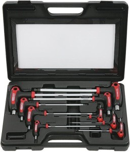 KS TOOLS, Zestaw kluczy kątowych Ergotorque Plus, 9 szt