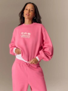 Bluza dresowa loose bez kaptura damska 4F 4FRSS26TSWSF2832